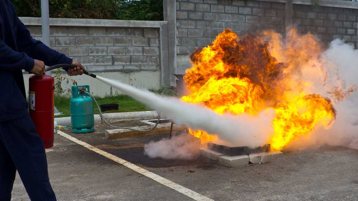 Fire safety training at your business in the Greensboro area.