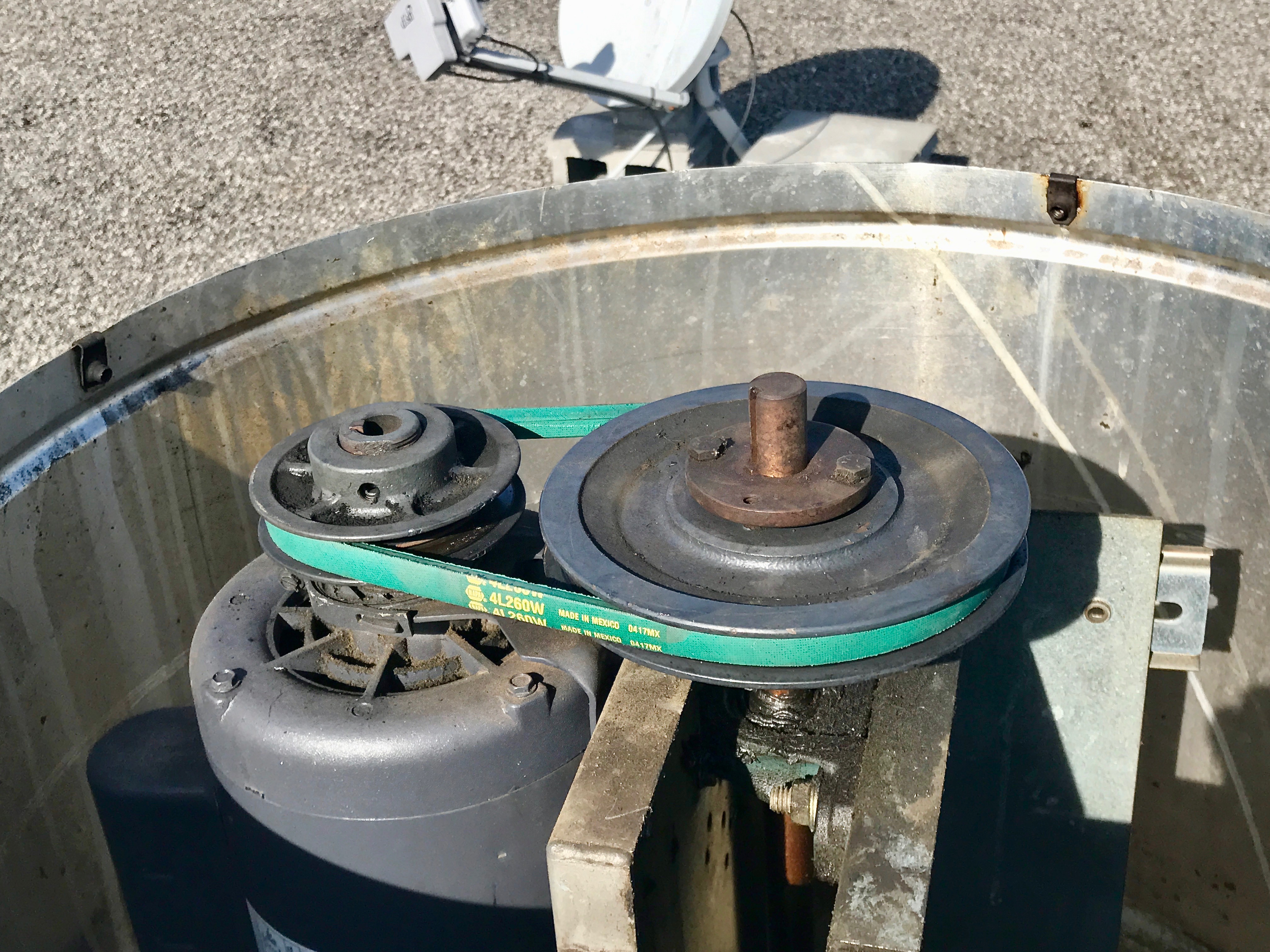 new exhaust fan belt